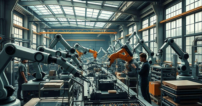 Automação de Máquinas Revolutiona a Indústria Moderna