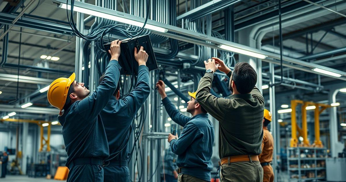 Montagem elétrica industrial: Guia prático para instalação eficiente