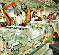 automação de máquinas industriais